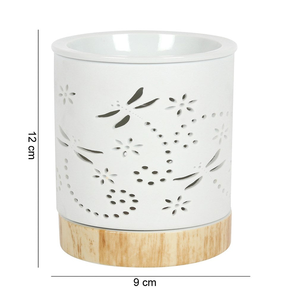 Dragonfly Matte Ceramic Wax Burner